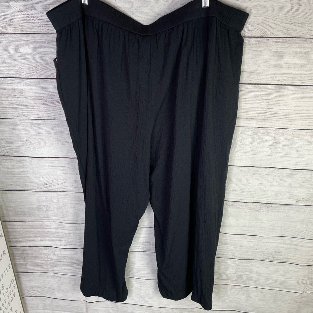 Jm Collection Black Lightweight Drawstring Waist … - image 7